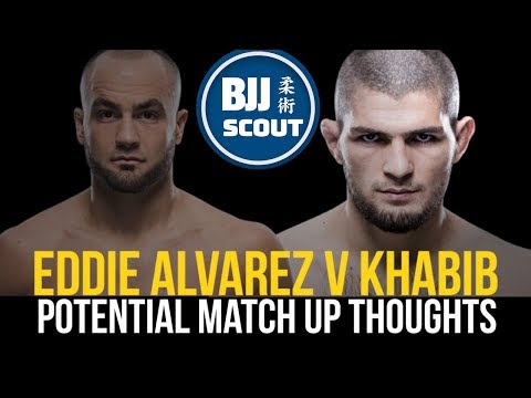 BJJ Scout: Khabib Nurmagomedov v Eddie Alvarez Future Match Up Thoughts