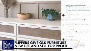 Flippers give old furniture new life and sell for profit