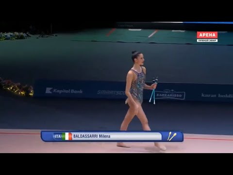 2019.04.28 Баку - Балдассари Милена 2001 🇮🇹ITA - Булавы 19,550 - World Cup Baku 2019