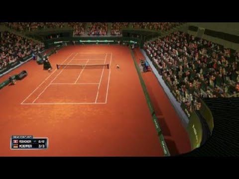 Roger Federer vs Dominik Koepfer - Roland Garros - AO Tennis 2 (PS4)