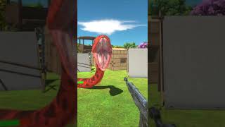 Red snakes attack FPS avatar - Animal Revolt Battle Simulator #shorts