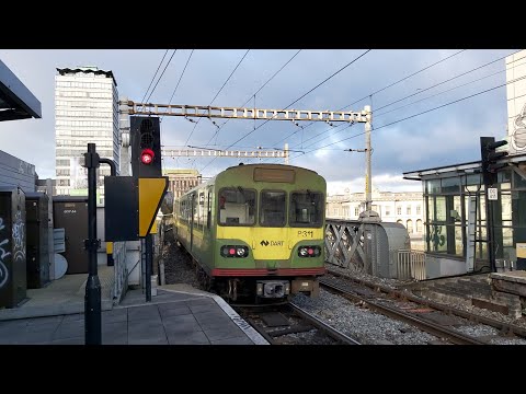 Ride Onboard DART class 8100 number 8103 from Sandycove and Glasthule to Tara Street