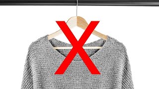 The Best Way to Hang a Sweater So It Doesn’t Get Stretched Out