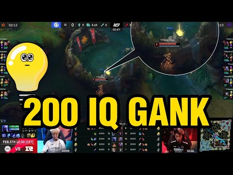 just LPL Style! Elise Level 3 Flashed over Wall to gank botlane