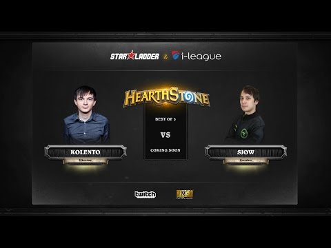 [RU] Kolento vs SjoW | SL i-League Hearthstone StarSeries Season 3 (22.05.2017)