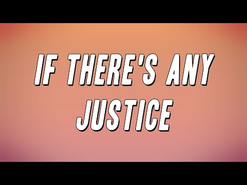 Lemar - If There's Any Justice (Lyrics)