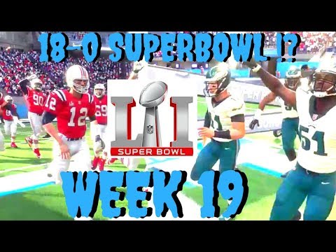 Madden 18 Career mode RB S2 Ep 18 - FIRST 18-0 SUPERBOWL EVER SINCE THE DOLPHINS WILL WE WIN !?