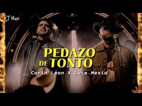 Carin Leon X Luis Mexia - Pedazo De Tonto || Letra