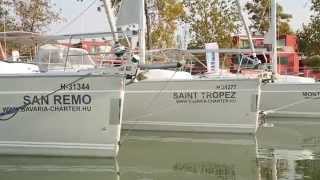 preview picture of video 'Bavara charter vitorlás hajóbérlés a Balatonon HD'