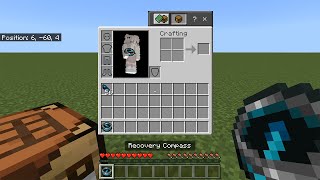How to Make a Recovery Compass in Less then a minute! in Minecraft