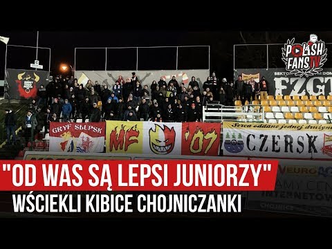 "OD WAS SĄ LEPSI JUNIORZY” - wściekli kibice Chojniczanki (30.11.2019 r.)