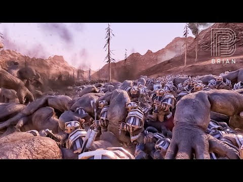 18.000 Swarf vs 10.000 Giant Cyclops- Ultimate Epic Battle Simulator 2- UEBS 2