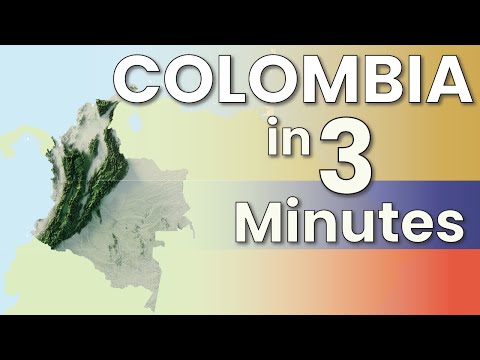 Colombia's Geography Explained in under 3 Minutes