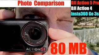 Can Action Cameras Take Good Pictures? DJI Action 5 Pro vs Action 4 & Insta360 Go3s: Photo Comp..