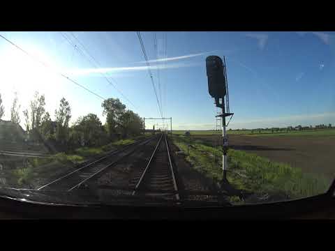 A train driver's view: Alkmaar - Amsterdam CS, VIRM, 05-May-2020.
