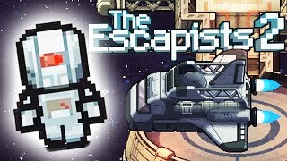 ROBOT BLITZ Escapes a SPACE STATION! - The Escapists 2 Gameplay
