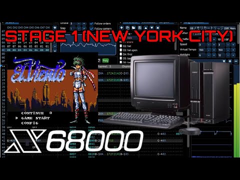 [Furnace] El Viento Stage 1 X68000 Remix (New York City) [YM2151]