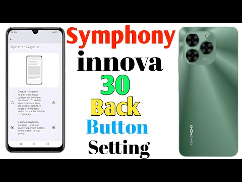 How To Symphony innova 30 Back Button Setting(Uzzol Technology)