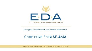 Applicant Tutorials - SF 424A Form Overview