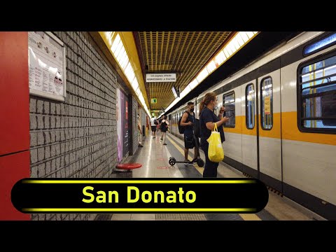 Metro Station San Donato - Milan 🇮🇹 - Walkthrough 🚶