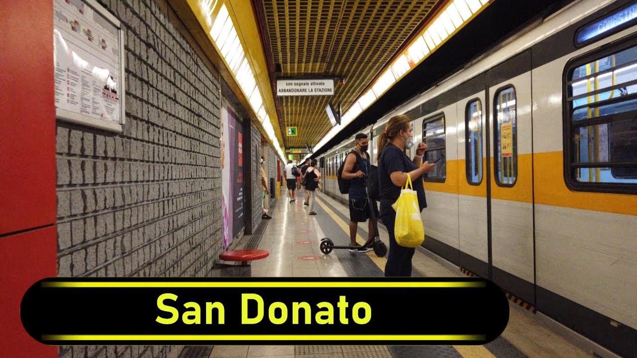 Metro Station San Donato - Milan 🇮🇹 - Walkthrough 🚶