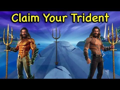 Claim Your Trident at Coral Cove Location - Fortnite (Week 5 Aquaman Challenge) + Extra Skin