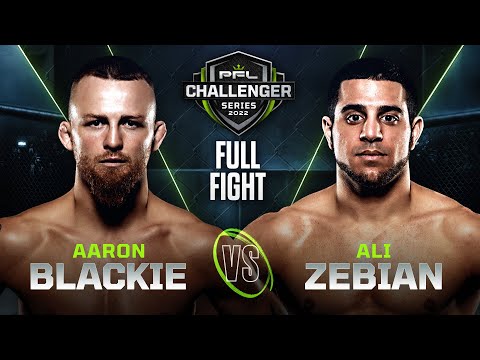 Aaron Blackie vs Ali Zebian full fight