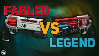 Luna's Howl vs Not Forgotten (Legend vs Fabled Rewards) | Destiny 2 Forsaken