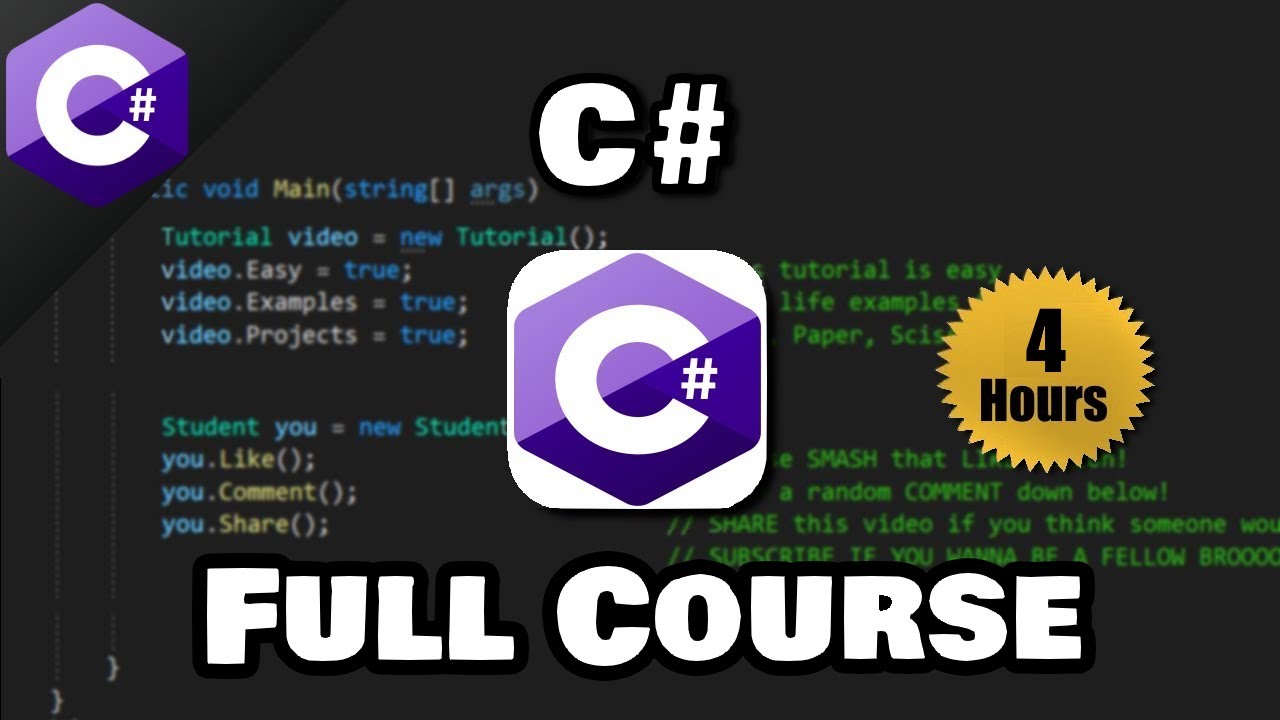 C# Full Course for free 🚀