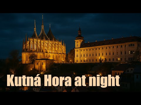 Kutná Hora | Mysterious Night Walk | 4K Walking Tour (2025) 🌙