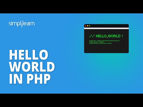 Hello World In PHP | How To Run PHP Hello World Program | PHP Tutorial For Beginners | Simplilearn