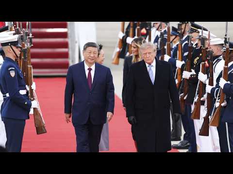Xi Jinping arrives in US for state visit, greeted by Trump at airport