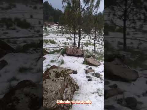 Esta tarde de sábado 13 de junio, lluvias acompañadas de granizo   #Clima #Tejutla #SanMarcos 🇬🇹