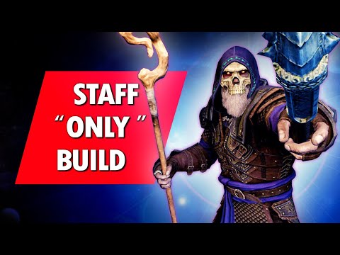 How to make a Staff "Only" Build in Skyrim...