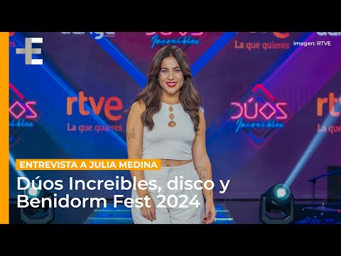 Entrevista a Julia Medina: "He enviado mi propuesta al Benidorm Fest, es un formato que me gusta"