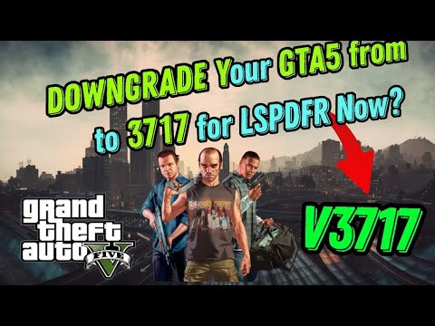 HOW TO Downgrade GTA V 3725 to 3717| Works for LSPDFR | #gta5 #lspdfr #tutorial