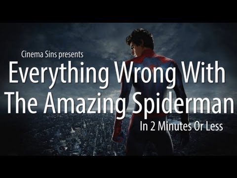 2分以内にアメイジングスパイダーマンとすべての間違った (Everything Wrong With The Amazing Spiderman In 2 Minutes Or Less)