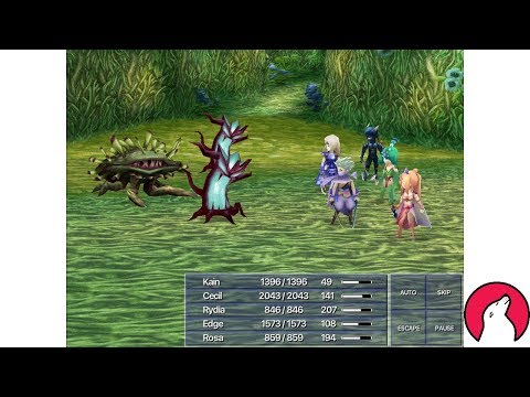 Final Fantasy IV iOS - Battle 35 - Moonring Blade (Chest) - No Random Encounters