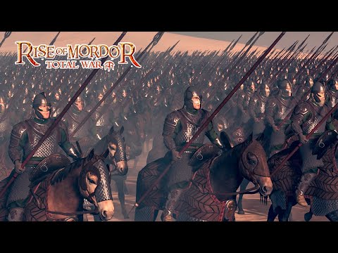 Rise Of Mordor - Rohan Knight Raid Haradrim Army On Their Land - Lord Of The Rings- Cinematic Battle