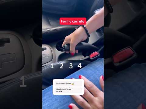 Como puxar o freio de mão corretamente Você sabia?