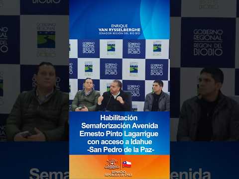 Habilitación Semaforización Avenida Ernesto Pinto Lagarrigue con acceso a Idahue,San Pedro de la Paz