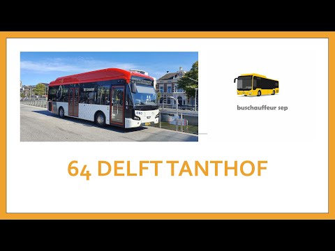 EBS buslijn 64 Delft Station - Delft Tanthof | omleiding | 2025
