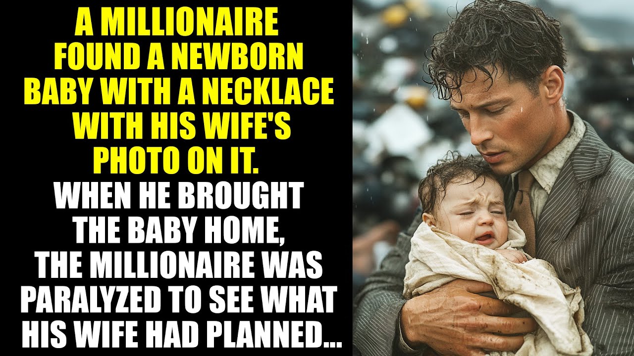 A MILLIONAIRE Found An ABANDONED BABY In The TRASH... When He Brought The Baby Home, His Wife...