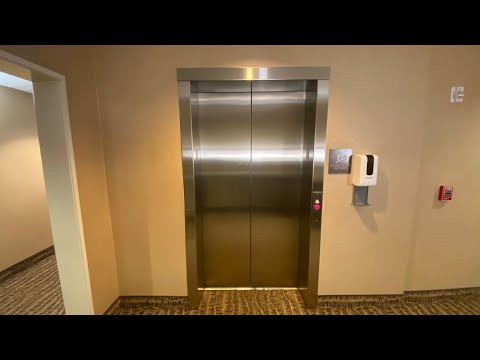 Steps and Schindler 330A Hydraulic Elevator at the Comfort Inn in Lynchburg VA