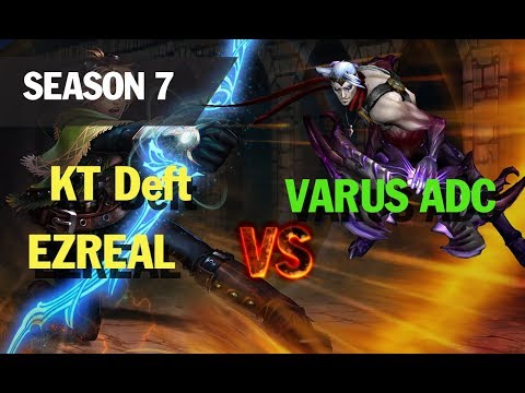 lol league highlights l KT Deft picks EZREAL vs VARUS ADC
