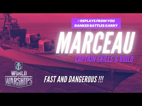 The Unstoppable HUNTER : Dominate the Battles with Destroyer MARCEAU World of Warships #gaming