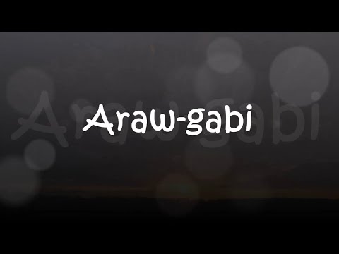 Araw-Gabi (Lyrics) - Regine Velasquez