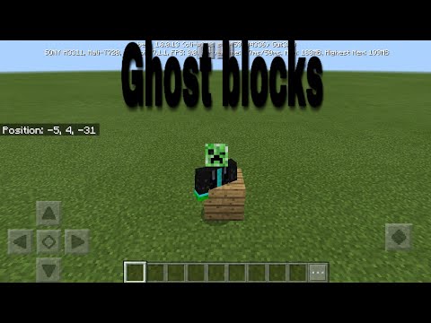 How to make ghost blocks in minecraft!