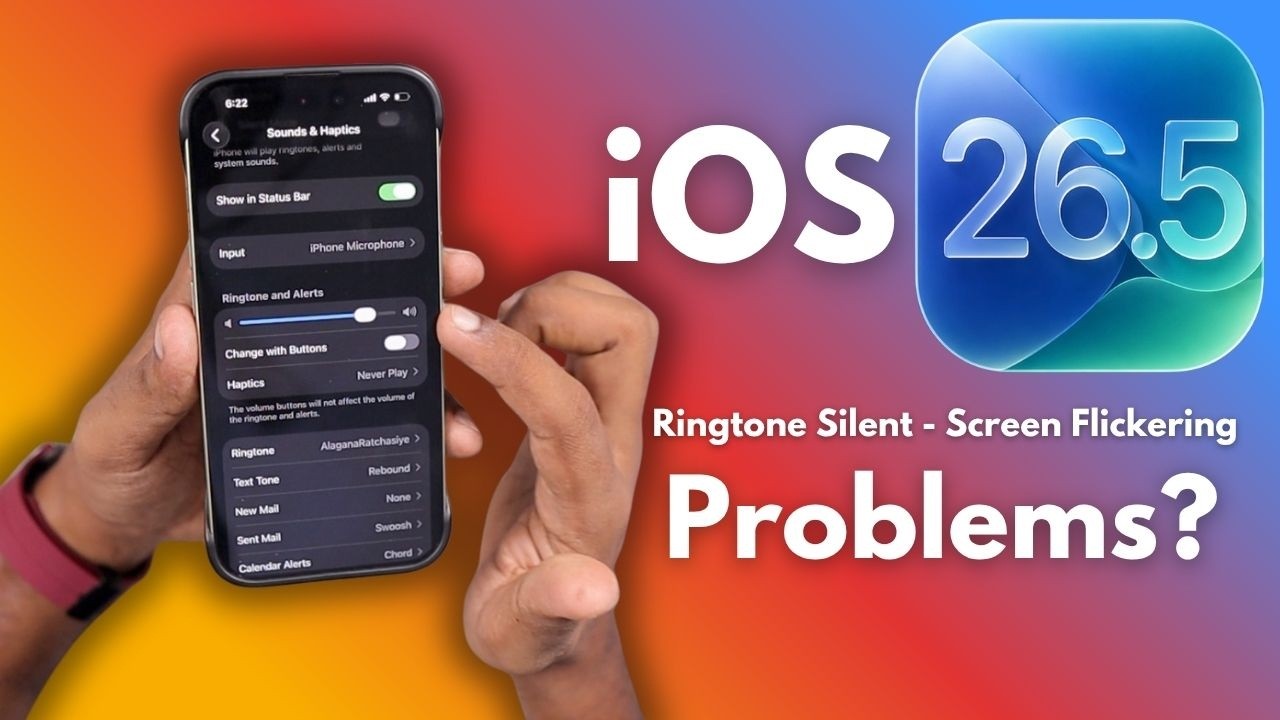 iOS 26.5 🔥 Ringtone Silent | Call Screen Flickering Issues