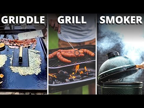 Griddle vs. Grill vs. Smoker: Which one is Best?